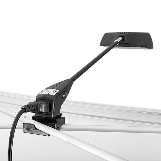 Pop Up parapluie magnétique, spot halogène