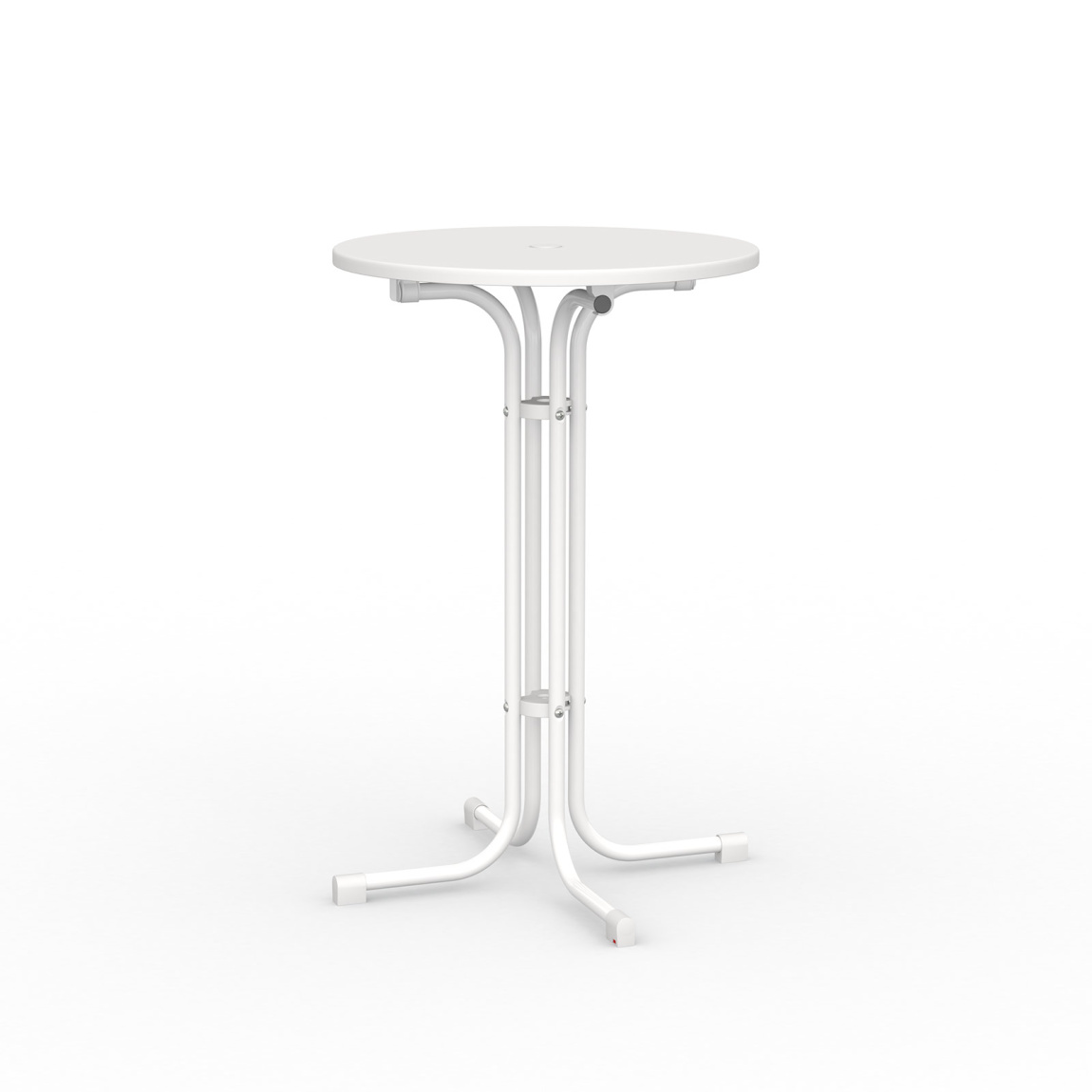 Table haute (hauteur 110 cm), diamètre du plateau 70 cm & 80 cm