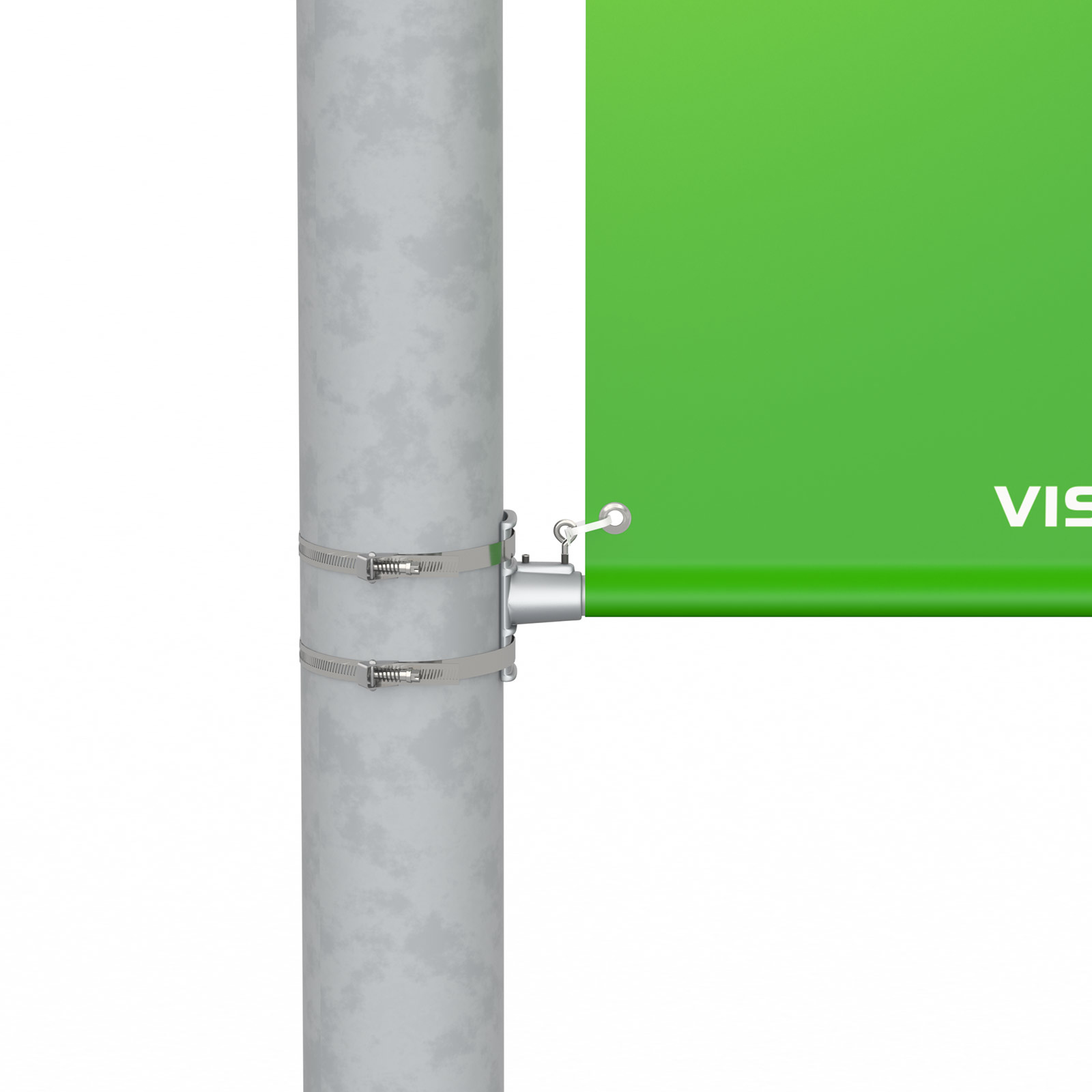 Bannière de rue Basic, potence inférieure, tissu Vinyl