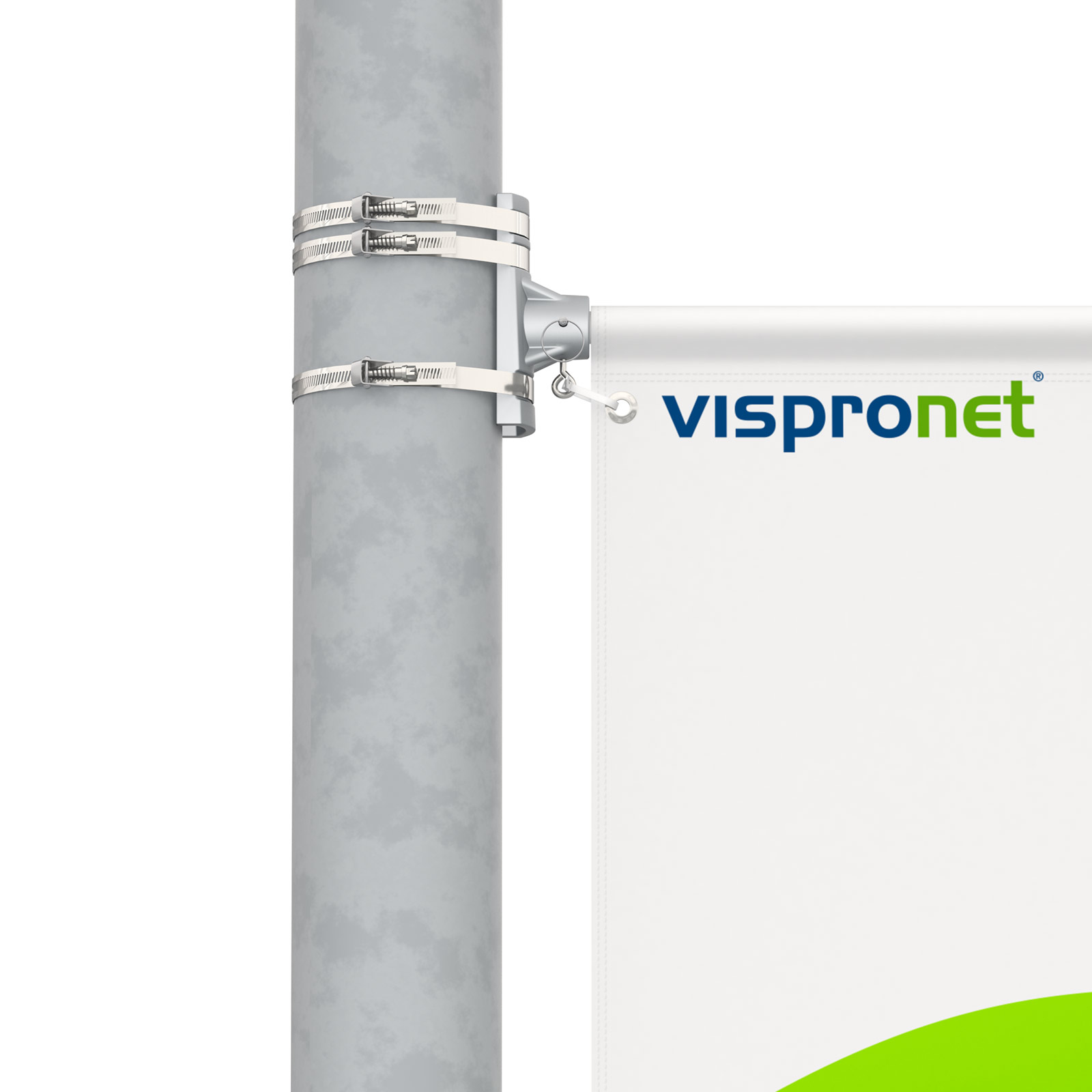 Bannière de rue Select, potence supérieure, tissu Multiflag® SE