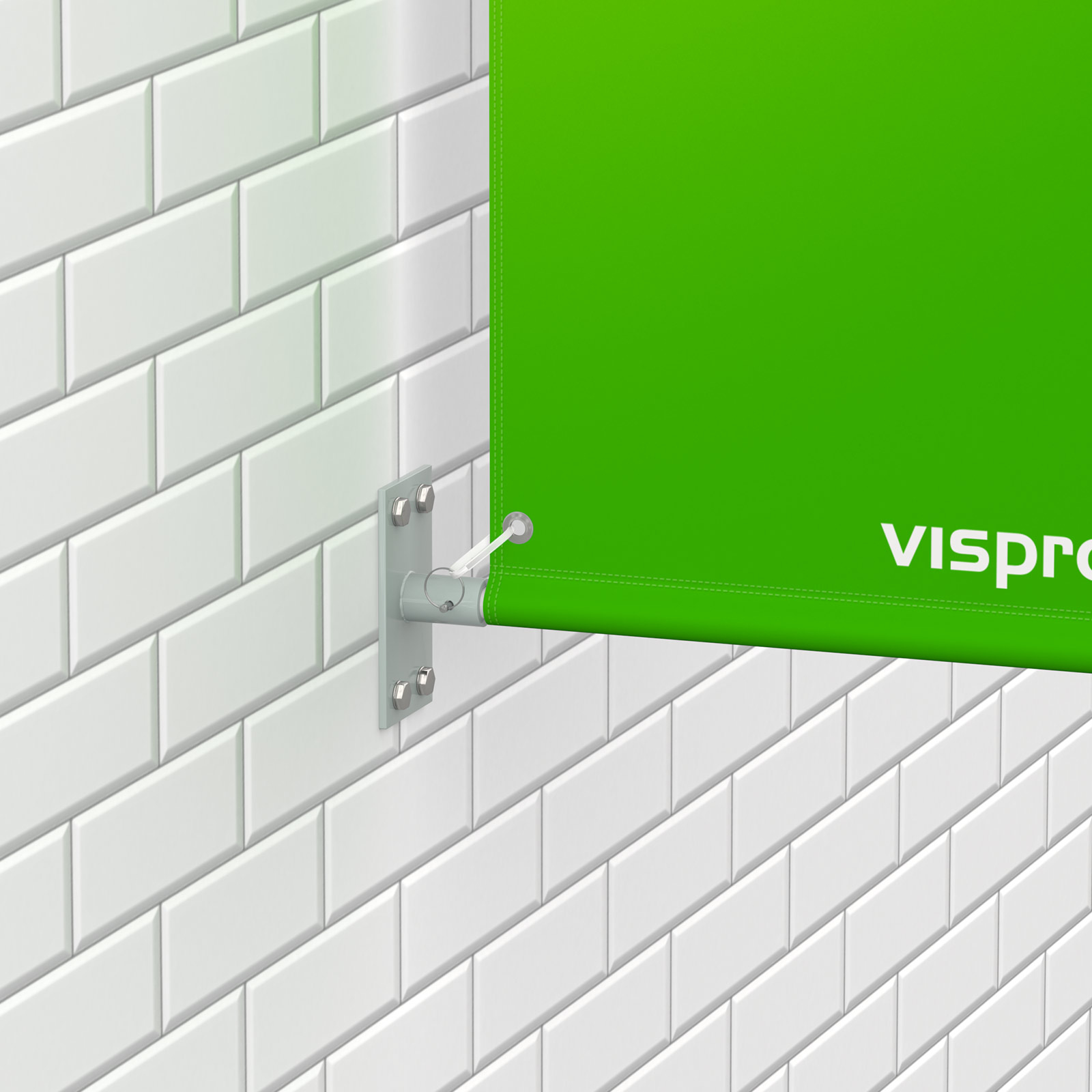 Bannière de rue Select fixation murale, Multiflag® SE, potence inférieure