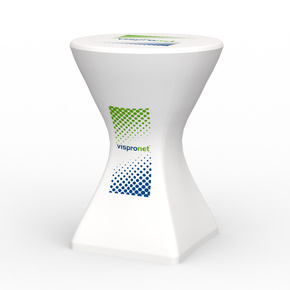Stehtischhusse mit Logodruck