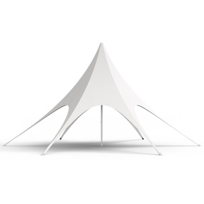 Pavillon étoile ø 10 m, blanc