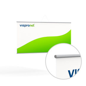 Kakemono suspendu imprimé - baguettes ø 13 mm - paysage