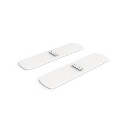 Pieds de support sans connecteur d'angle, set de 2, pour mur d'exposition Lightbox flex