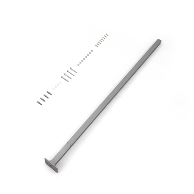 Poteau pour store latéral, gris argenté