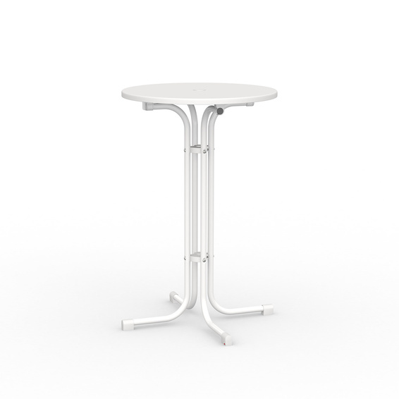 Table haute (hauteur 110 cm), diamètre du plateau 70 cm & 80 cm