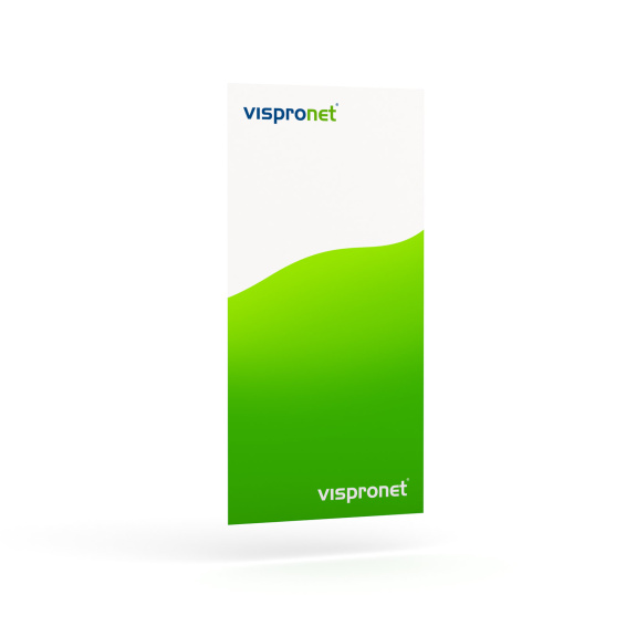 Bannière en tissu découpée sur tout le pourtour