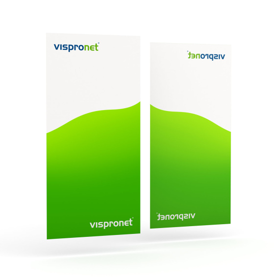 Image imprimée en miroir au verso (selon le matériau, visible jusqu'à 100 %)