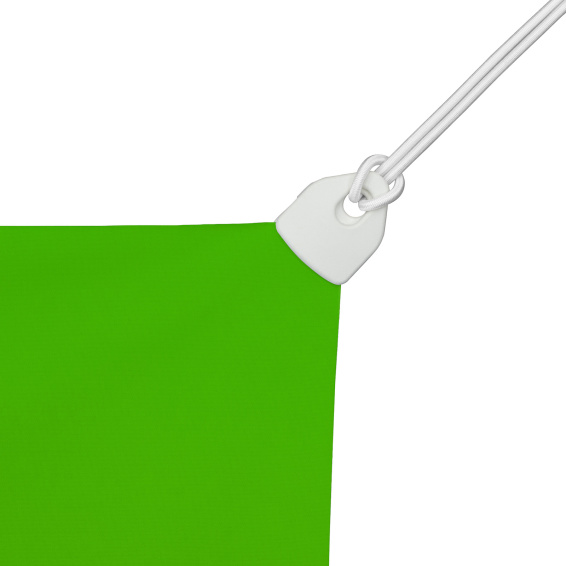 Bannière en tissu avec mini-œillet de serrage (optionnellement disponible en 7 couleurs)