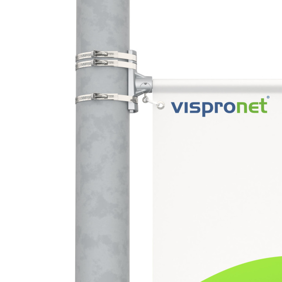 Bannière de rue Select, potence supérieure, tissu Vinyl