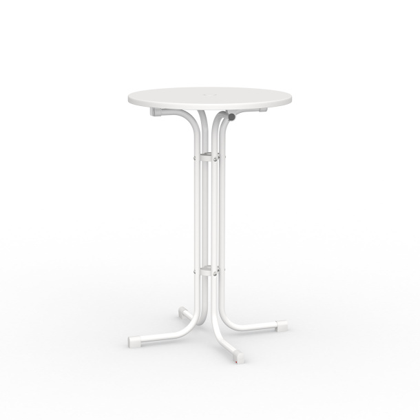 Table haute (hauteur 110 cm), diamètre du plateau 70 cm & 80 cm