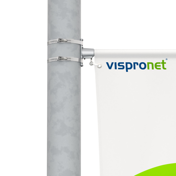 Street Banner Basic, Ausleger oben, Multiflag® SE