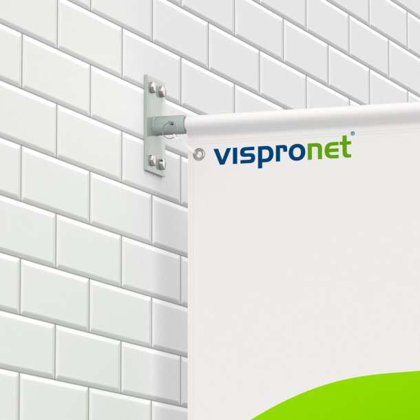 Bannière de rue Select fixation murale, Multiflag® SE, potence supérieure