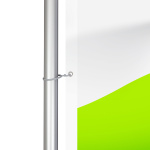 Mât télescopique mobile T-Pole® 100, fixation sur la perche télescopique