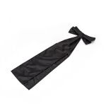 Nœud noir pour mise en berne de drapeau