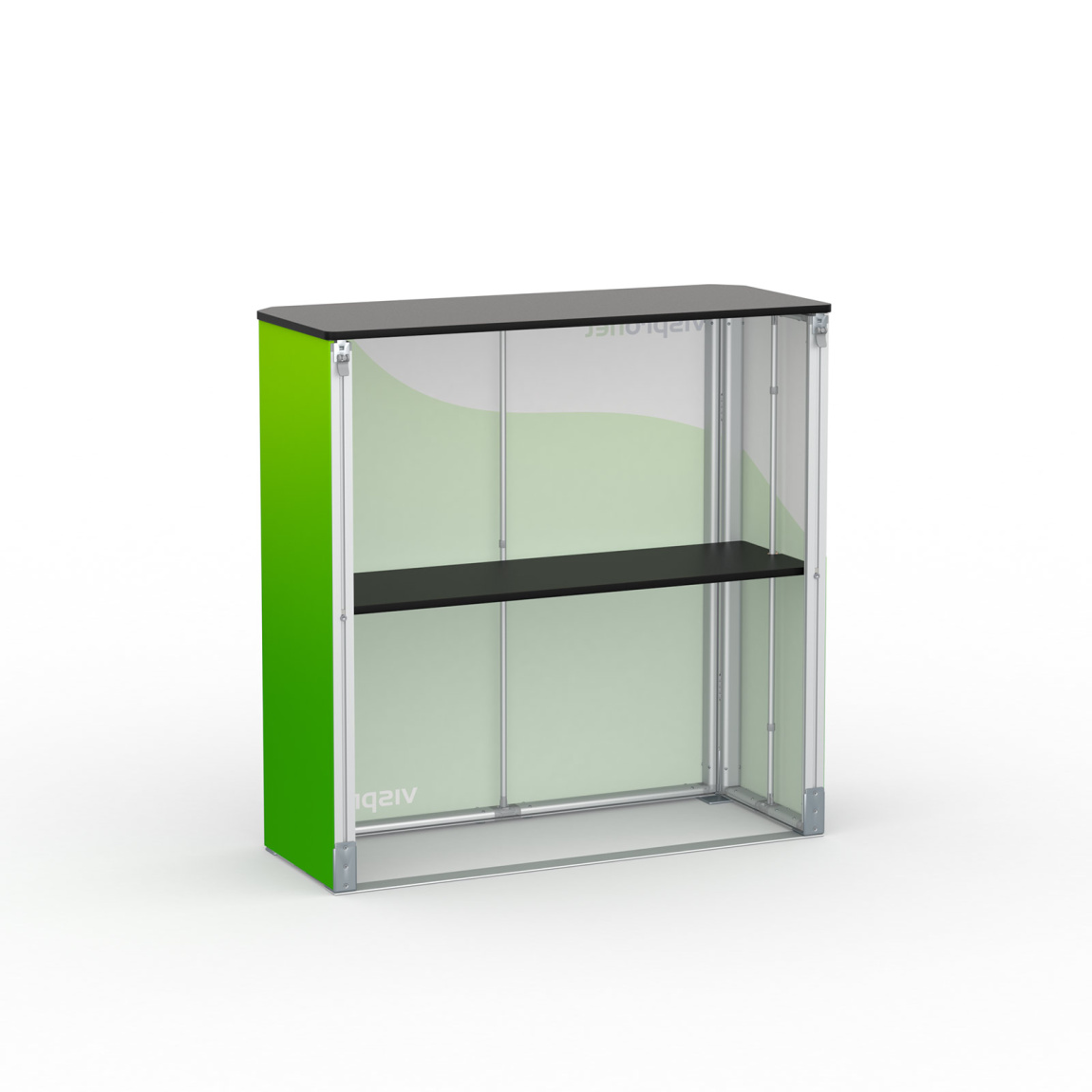 Côté arrière avec espace de rangement supplémentaire