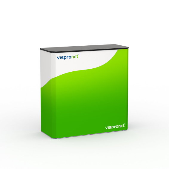 Comptoir d'exposition cadre à jonc flex