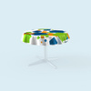 Nappe de table ronde - personnalisée