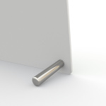 Pied en acier inoxydable, présentoir photo