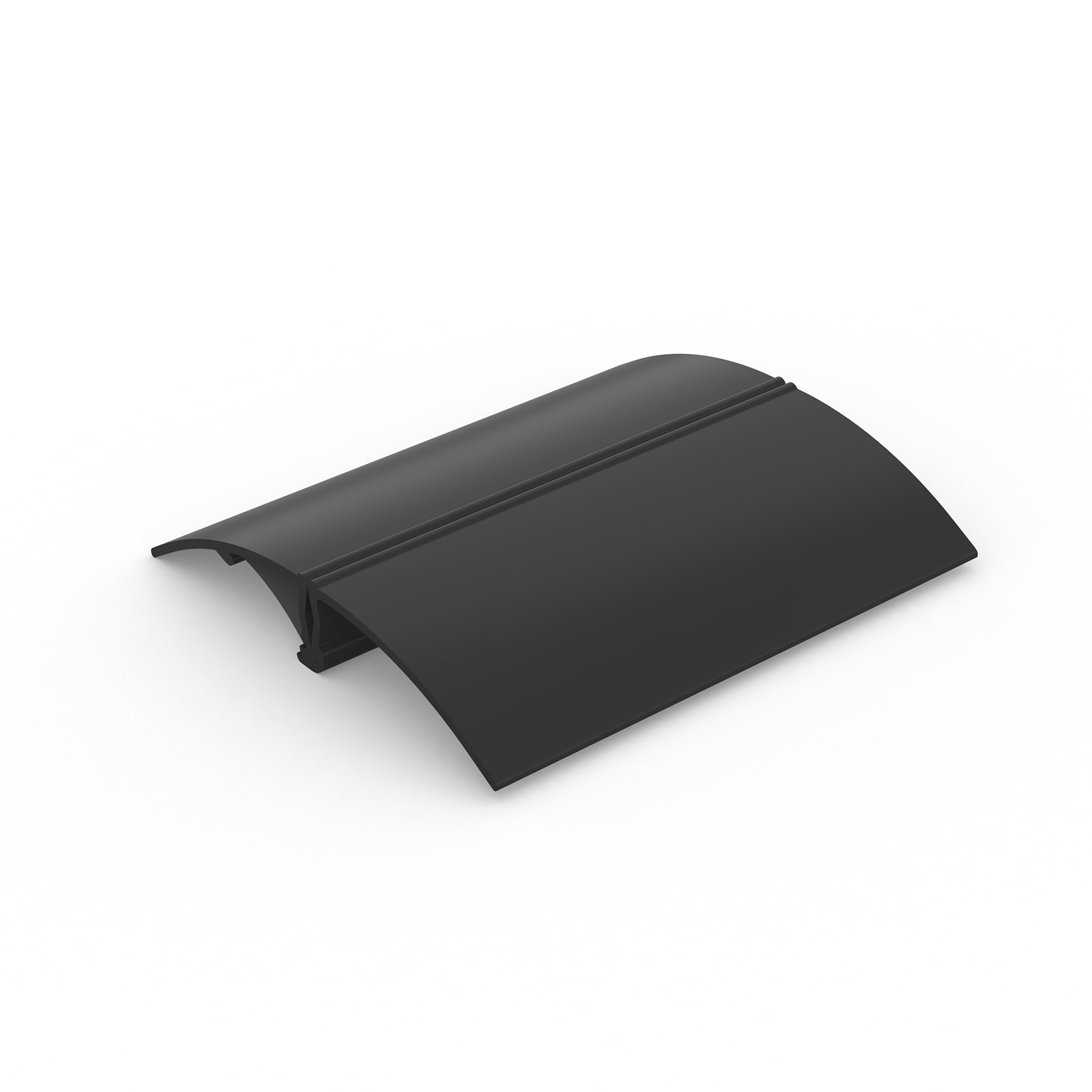 Porte-panneau T - présentoir de table en aluminium anodisé noir