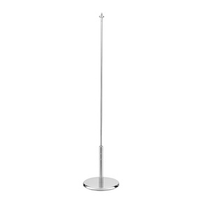 Socle drapeau de table Kombi Chrome - hauteur 44 cm