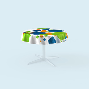 Nappe de table, rond