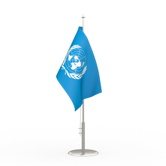 Drapeau de table, Nations-Unies
