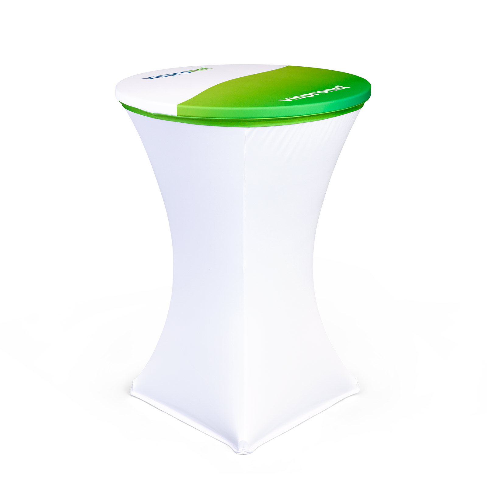 Top Cover en combinaison avec une housse de table haute blanche