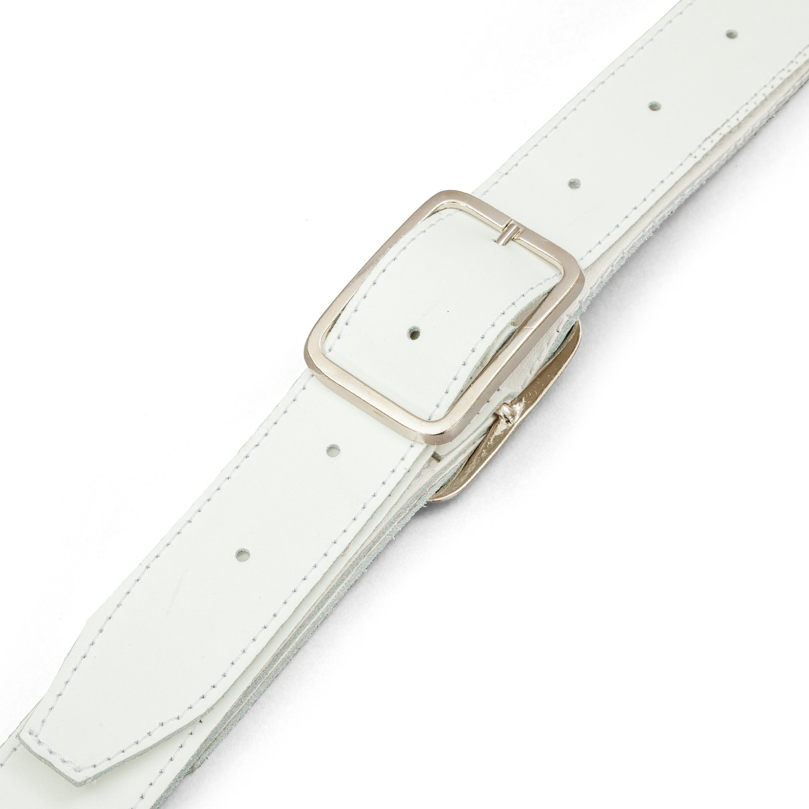 Bandoulière en cuir, doublée, longueur de sangle réglable