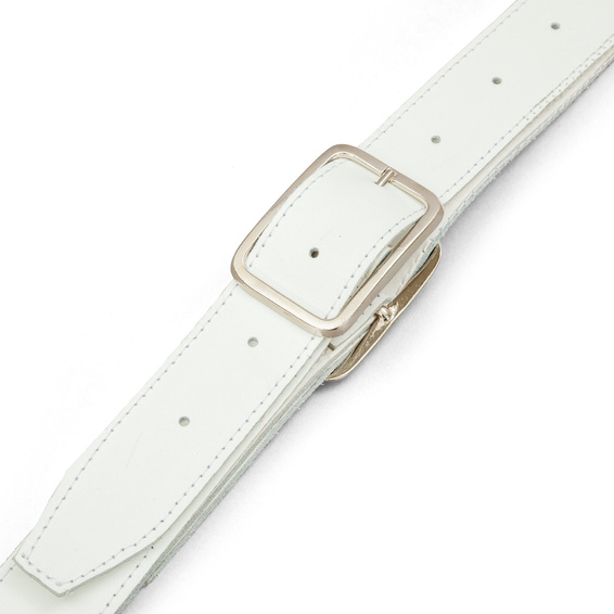 Bandoulière en cuir, doublée, longueur de sangle réglable