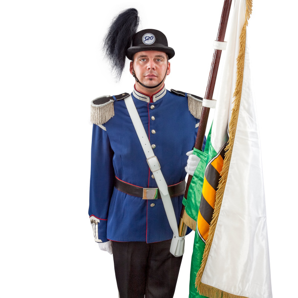 Baudrier de défilé, blanc