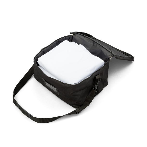 Sac de transport: couvercle rabattable, dimensions intérieures utiles: 38 x 21 x 29 cm
