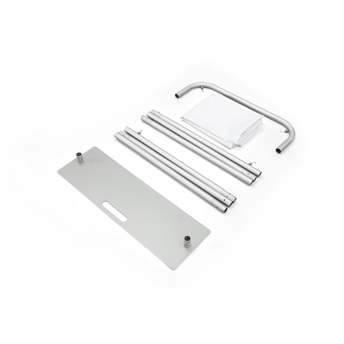 Tube Display, largeur 76 cm, contenu de la livraison