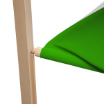 Pièces imprimées, ourlet creux, barre inférieure en bois insertion facile