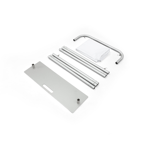 Tube Display, largeur 76 cm, contenu de la livraison