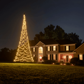 Sapin de Noël pour mât de drapeau de 8 m, Fairybell®