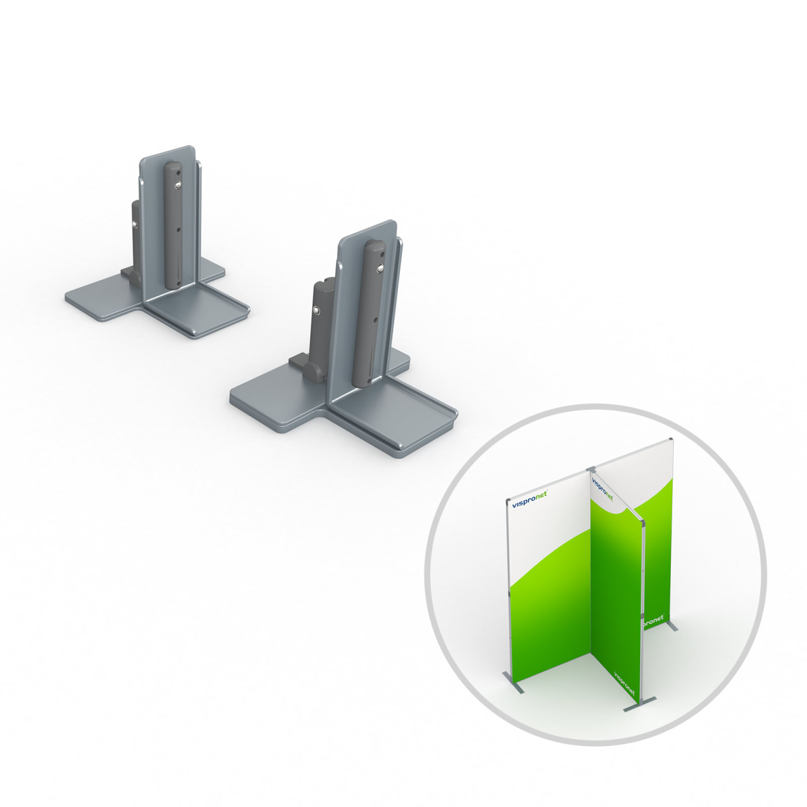 Accessoires pour cadre à jonc flex – module en T