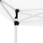 Tente pliante Select, détail : vue d'un coin depuis le bas