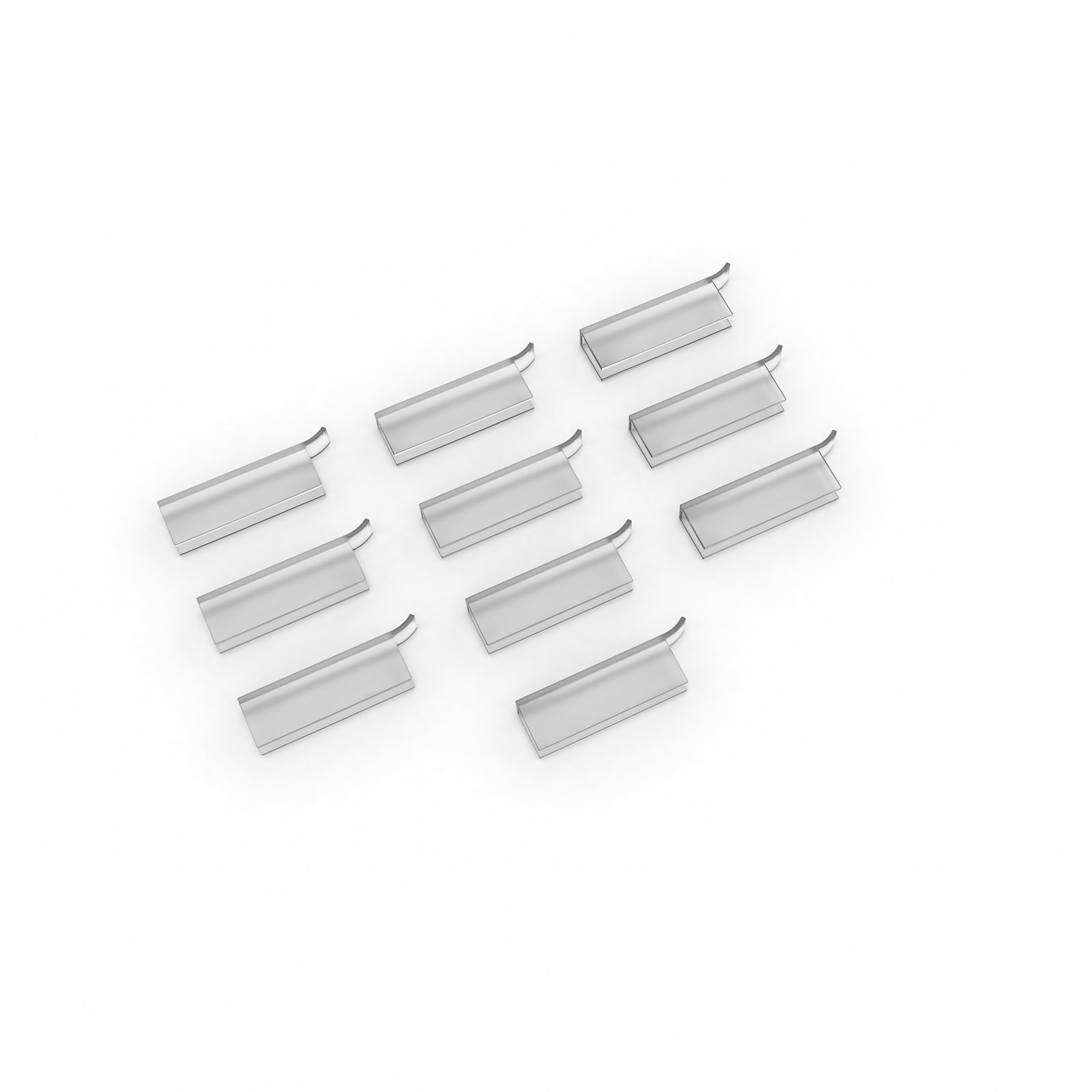 Clip de connexion pour mur d'exposition Lightbox flex, set de 10