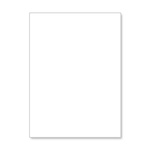 Panneau plein hexagonal, blanc, sans impression, dimensions 150 x 200 cm