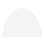 Cloison pleine tente gonflable Air - paroi blanche, non imprimée