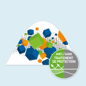 Paroi pleine tente étoile - avec impression