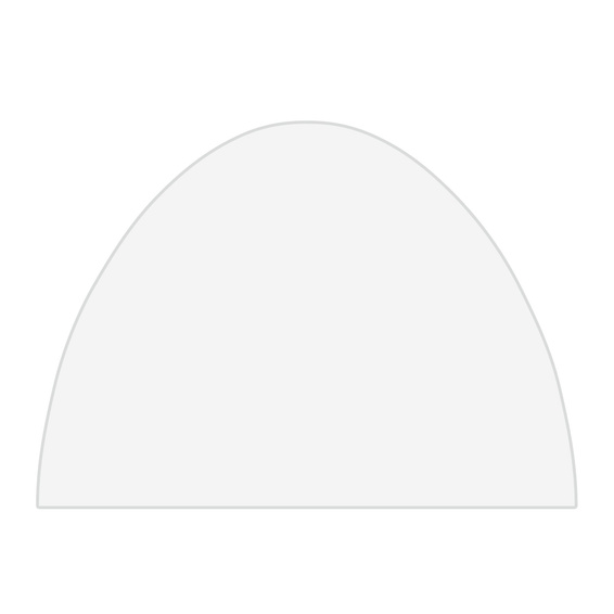 Cloison pleine tente gonflable Air - paroi blanche, non imprimée