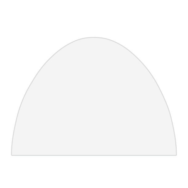 Cloison pleine tente gonflable Air - paroi blanche, non imprimée