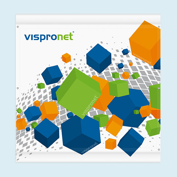 Bâche publicitaire pour échafaudage