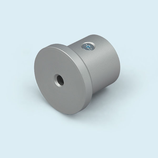 Support mural (bride) pour tringle de rideau (profilé d'aluminium) ø 30 mm