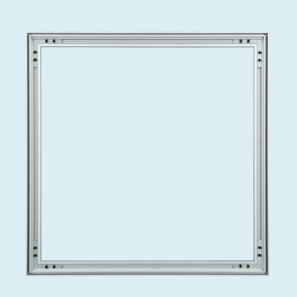 Cadre d'aluminium - vue du cadre entier - format carré