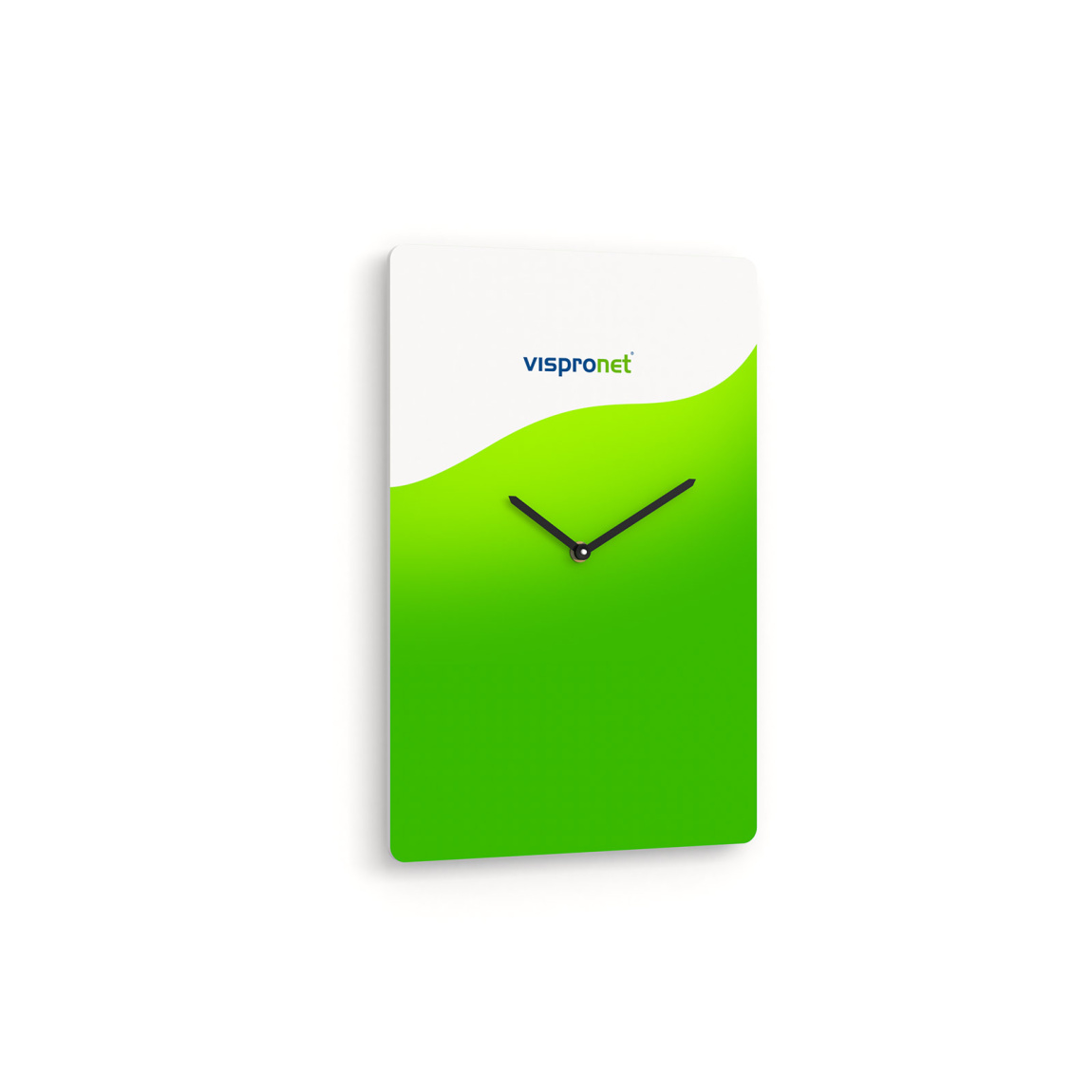 Horloge photo personnalisable, 25 x 37 cm, cadran au centre, format portrait