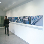 Cadres muraux Q-Frame® avec publicité d'entreprise